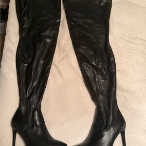 Torrid Black Over-the-Knee Boots (WW)